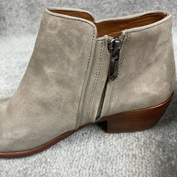 Sam Edelman Petty Women's Tan Putty Suede Ankle Bootie Boots Size 7.5 - Picture 4 of 7